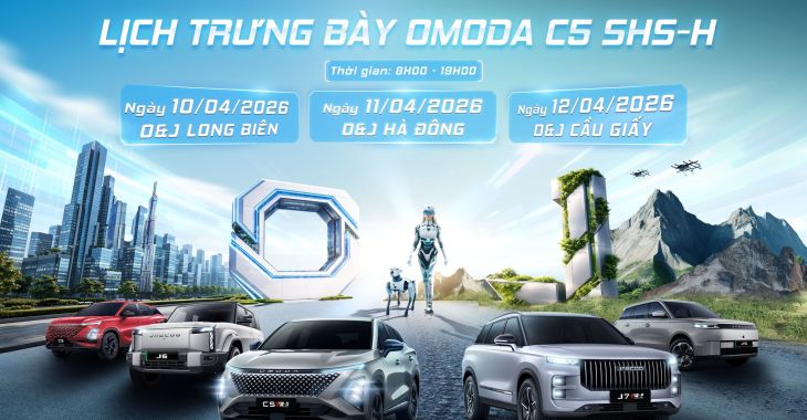 CẬP NHẬT LỊCH TRƯNG BÀY OMODA C5 SHS-H TẠI HÀ NỘI