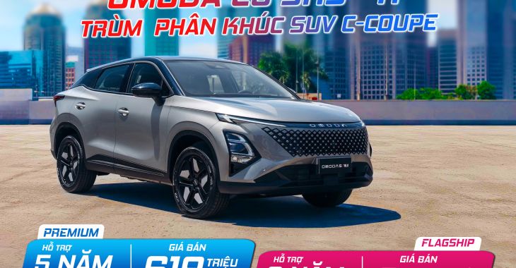 OMODA C5 SHS-H LÀ TRÙM PHÂN KHÚC SUV C-COUPE.