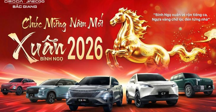 CHÚC MỪNG NĂM MỚI - BỨT PHÁ HÀNH TRÌNH MỚI CÙNG OMODA & JAECOO BẮC GIANG! 