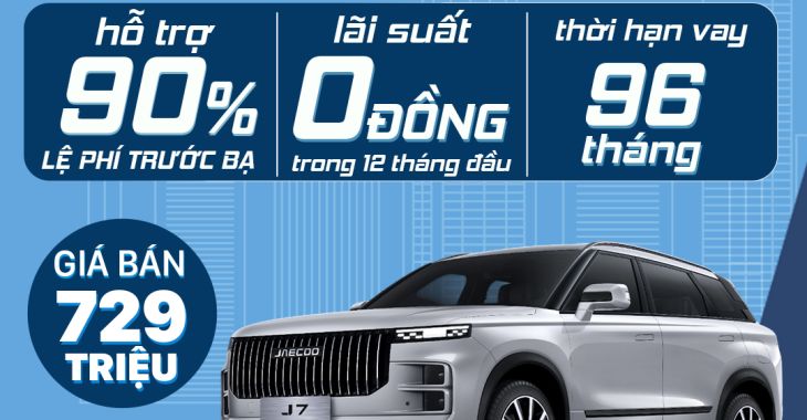 Mua Jaecoo J7 Flagship đón Tết ưu đãi ngập tràn